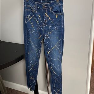 High-waist super skinny ankle jean